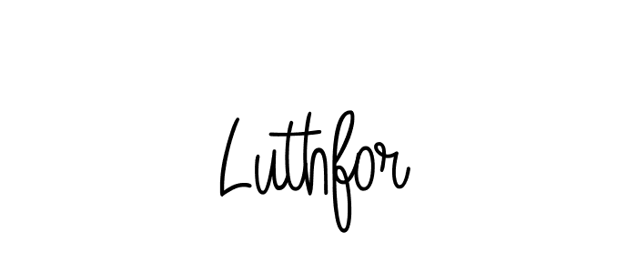 Design your own signature with our free online signature maker. With this signature software, you can create a handwritten (Angelique-Rose-font-FFP) signature for name Luthfor. Luthfor signature style 5 images and pictures png