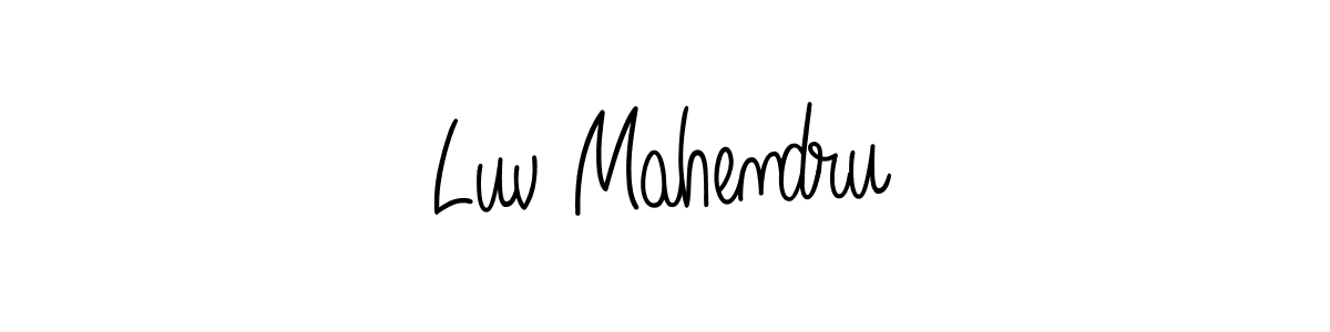 Best and Professional Signature Style for Luv Mahendru. Angelique-Rose-font-FFP Best Signature Style Collection. Luv Mahendru signature style 5 images and pictures png