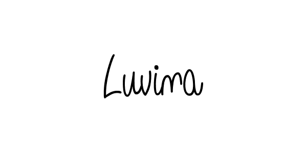Also we have Luvina name is the best signature style. Create professional handwritten signature collection using Angelique-Rose-font-FFP autograph style. Luvina signature style 5 images and pictures png