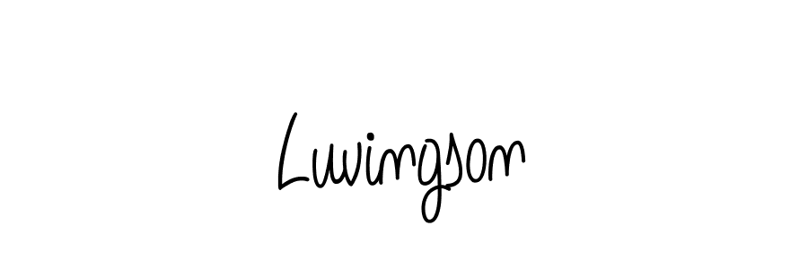 Design your own signature with our free online signature maker. With this signature software, you can create a handwritten (Angelique-Rose-font-FFP) signature for name Luvingson. Luvingson signature style 5 images and pictures png