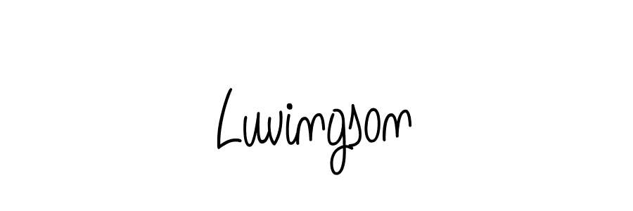 Design your own signature with our free online signature maker. With this signature software, you can create a handwritten (Angelique-Rose-font-FFP) signature for name Luvingson. Luvingson signature style 5 images and pictures png