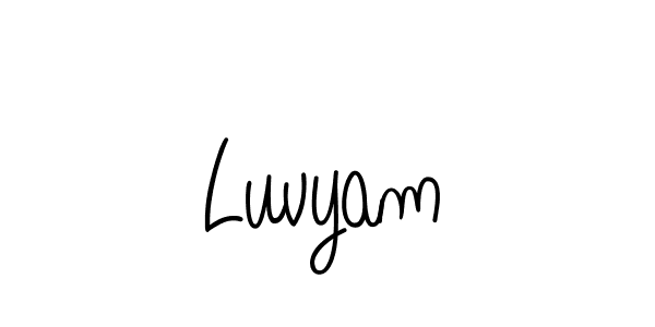 Angelique-Rose-font-FFP is a professional signature style that is perfect for those who want to add a touch of class to their signature. It is also a great choice for those who want to make their signature more unique. Get Luvyam name to fancy signature for free. Luvyam signature style 5 images and pictures png