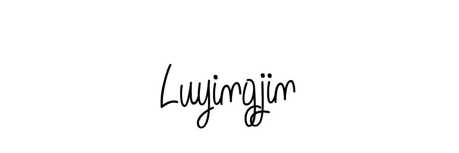Also You can easily find your signature by using the search form. We will create Luyingjin name handwritten signature images for you free of cost using Angelique-Rose-font-FFP sign style. Luyingjin signature style 5 images and pictures png