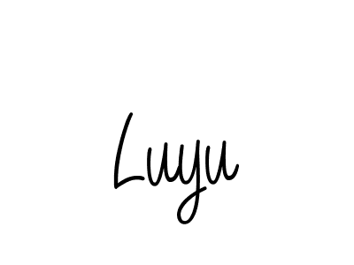 Create a beautiful signature design for name Luyu. With this signature (Angelique-Rose-font-FFP) fonts, you can make a handwritten signature for free. Luyu signature style 5 images and pictures png