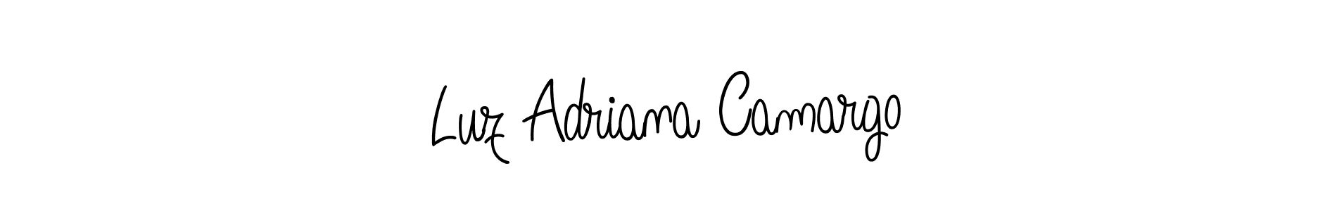 How to make Luz Adriana Camargo name signature. Use Angelique-Rose-font-FFP style for creating short signs online. This is the latest handwritten sign. Luz Adriana Camargo signature style 5 images and pictures png