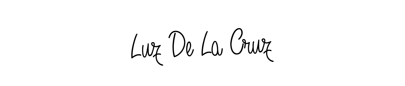 This is the best signature style for the Luz De La Cruz name. Also you like these signature font (Angelique-Rose-font-FFP). Mix name signature. Luz De La Cruz signature style 5 images and pictures png