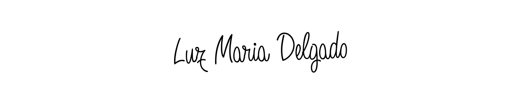 Best and Professional Signature Style for Luz Maria Delgado. Angelique-Rose-font-FFP Best Signature Style Collection. Luz Maria Delgado signature style 5 images and pictures png