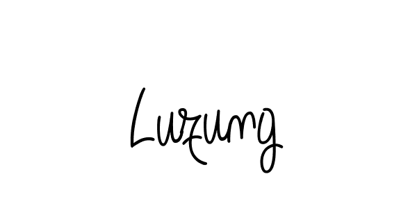 Best and Professional Signature Style for Luzung. Angelique-Rose-font-FFP Best Signature Style Collection. Luzung signature style 5 images and pictures png