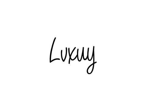 Create a beautiful signature design for name Lvxuy. With this signature (Angelique-Rose-font-FFP) fonts, you can make a handwritten signature for free. Lvxuy signature style 5 images and pictures png