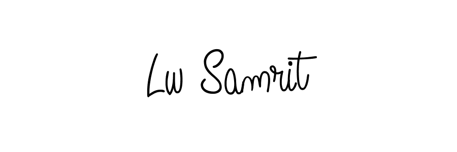 This is the best signature style for the Lw Samrit name. Also you like these signature font (Angelique-Rose-font-FFP). Mix name signature. Lw Samrit signature style 5 images and pictures png