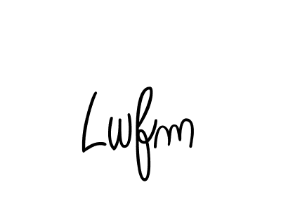 How to make Lwfm signature? Angelique-Rose-font-FFP is a professional autograph style. Create handwritten signature for Lwfm name. Lwfm signature style 5 images and pictures png