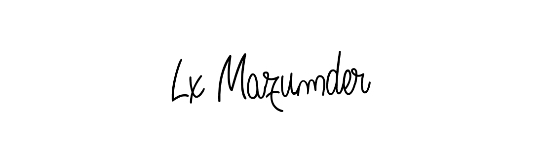 Make a beautiful signature design for name Lx Mazumder. Use this online signature maker to create a handwritten signature for free. Lx Mazumder signature style 5 images and pictures png