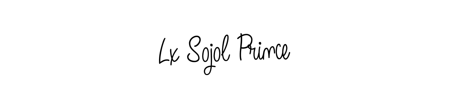 How to make Lx Sojol Prince name signature. Use Angelique-Rose-font-FFP style for creating short signs online. This is the latest handwritten sign. Lx Sojol Prince signature style 5 images and pictures png