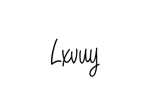 How to make Lxvuy signature? Angelique-Rose-font-FFP is a professional autograph style. Create handwritten signature for Lxvuy name. Lxvuy signature style 5 images and pictures png