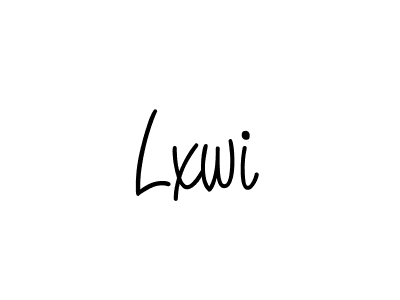 How to make Lxwi signature? Angelique-Rose-font-FFP is a professional autograph style. Create handwritten signature for Lxwi name. Lxwi signature style 5 images and pictures png