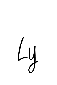 Make a beautiful signature design for name Ly. With this signature (Angelique-Rose-font-FFP) style, you can create a handwritten signature for free. Ly signature style 5 images and pictures png