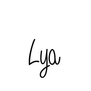 Also we have Lya name is the best signature style. Create professional handwritten signature collection using Angelique-Rose-font-FFP autograph style. Lya signature style 5 images and pictures png