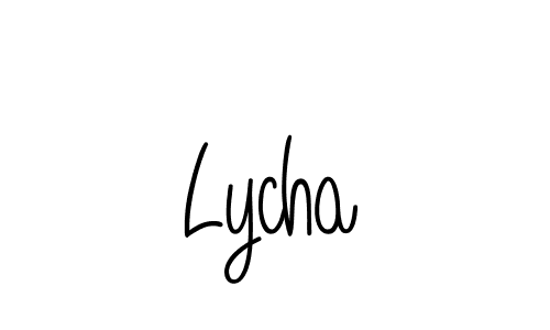 Best and Professional Signature Style for Lycha. Angelique-Rose-font-FFP Best Signature Style Collection. Lycha signature style 5 images and pictures png