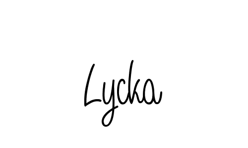 Make a short Lycka signature style. Manage your documents anywhere anytime using Angelique-Rose-font-FFP. Create and add eSignatures, submit forms, share and send files easily. Lycka signature style 5 images and pictures png