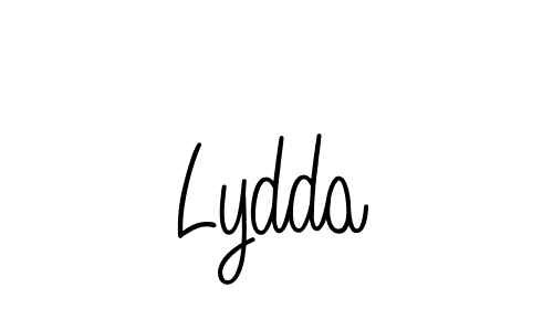 Design your own signature with our free online signature maker. With this signature software, you can create a handwritten (Angelique-Rose-font-FFP) signature for name Lydda. Lydda signature style 5 images and pictures png