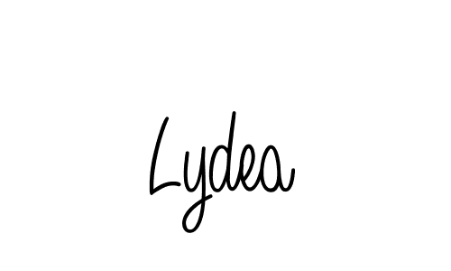 You should practise on your own different ways (Angelique-Rose-font-FFP) to write your name (Lydea) in signature. don't let someone else do it for you. Lydea signature style 5 images and pictures png