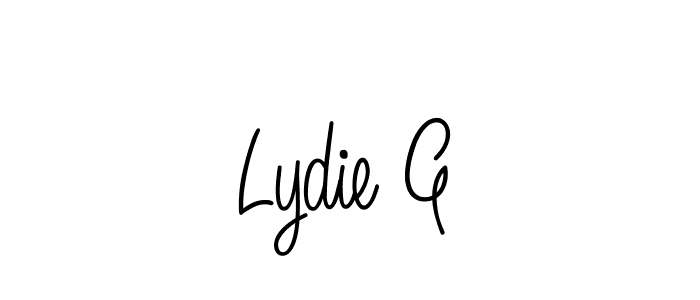 Make a beautiful signature design for name Lydie G. Use this online signature maker to create a handwritten signature for free. Lydie G signature style 5 images and pictures png