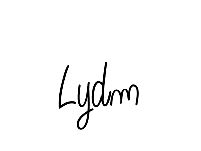 The best way (Angelique-Rose-font-FFP) to make a short signature is to pick only two or three words in your name. The name Lydm include a total of six letters. For converting this name. Lydm signature style 5 images and pictures png