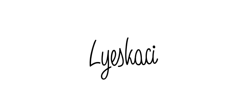 This is the best signature style for the Lyeskaci name. Also you like these signature font (Angelique-Rose-font-FFP). Mix name signature. Lyeskaci signature style 5 images and pictures png