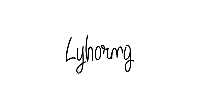 Make a beautiful signature design for name Lyhorng. Use this online signature maker to create a handwritten signature for free. Lyhorng signature style 5 images and pictures png