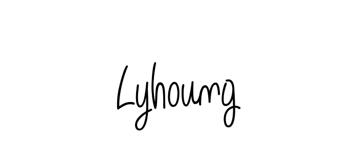 Best and Professional Signature Style for Lyhoung. Angelique-Rose-font-FFP Best Signature Style Collection. Lyhoung signature style 5 images and pictures png