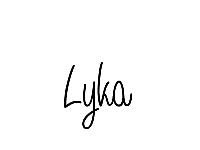 Also we have Lyka name is the best signature style. Create professional handwritten signature collection using Angelique-Rose-font-FFP autograph style. Lyka signature style 5 images and pictures png