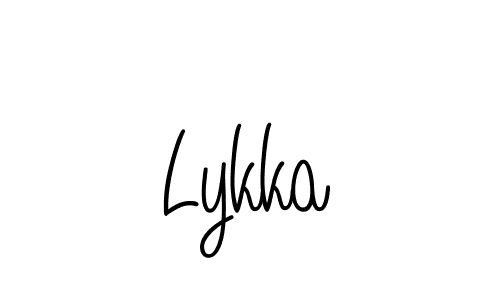 It looks lik you need a new signature style for name Lykka. Design unique handwritten (Angelique-Rose-font-FFP) signature with our free signature maker in just a few clicks. Lykka signature style 5 images and pictures png