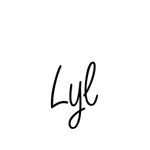 Design your own signature with our free online signature maker. With this signature software, you can create a handwritten (Angelique-Rose-font-FFP) signature for name Lyl. Lyl signature style 5 images and pictures png
