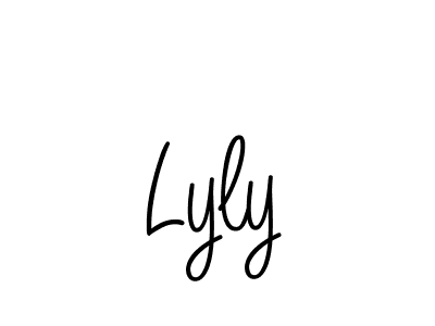 Create a beautiful signature design for name Lyly. With this signature (Angelique-Rose-font-FFP) fonts, you can make a handwritten signature for free. Lyly signature style 5 images and pictures png