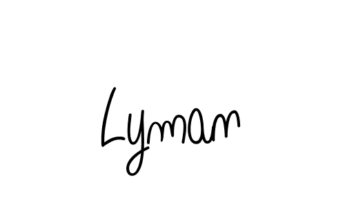 How to make Lyman signature? Angelique-Rose-font-FFP is a professional autograph style. Create handwritten signature for Lyman name. Lyman signature style 5 images and pictures png