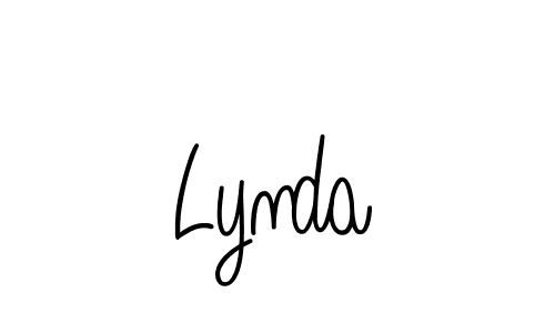 How to make Lynda signature? Angelique-Rose-font-FFP is a professional autograph style. Create handwritten signature for Lynda name. Lynda signature style 5 images and pictures png