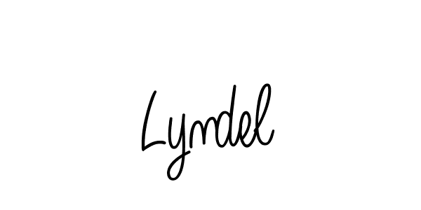 Create a beautiful signature design for name Lyndel. With this signature (Angelique-Rose-font-FFP) fonts, you can make a handwritten signature for free. Lyndel signature style 5 images and pictures png