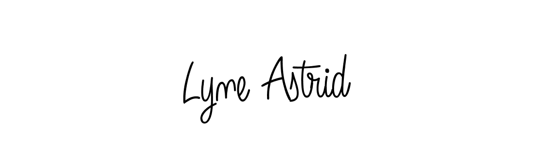 Best and Professional Signature Style for Lyne Astrid. Angelique-Rose-font-FFP Best Signature Style Collection. Lyne Astrid signature style 5 images and pictures png