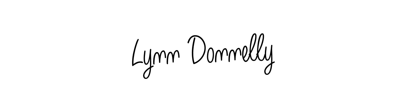Make a beautiful signature design for name Lynn Donnelly. With this signature (Angelique-Rose-font-FFP) style, you can create a handwritten signature for free. Lynn Donnelly signature style 5 images and pictures png