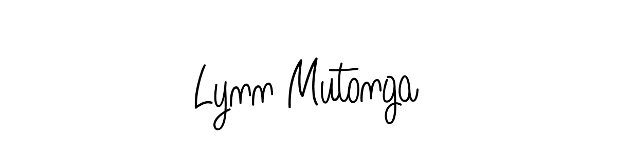 Design your own signature with our free online signature maker. With this signature software, you can create a handwritten (Angelique-Rose-font-FFP) signature for name Lynn Mutonga. Lynn Mutonga signature style 5 images and pictures png