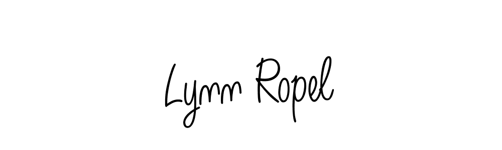 The best way (Angelique-Rose-font-FFP) to make a short signature is to pick only two or three words in your name. The name Lynn Ropel include a total of six letters. For converting this name. Lynn Ropel signature style 5 images and pictures png