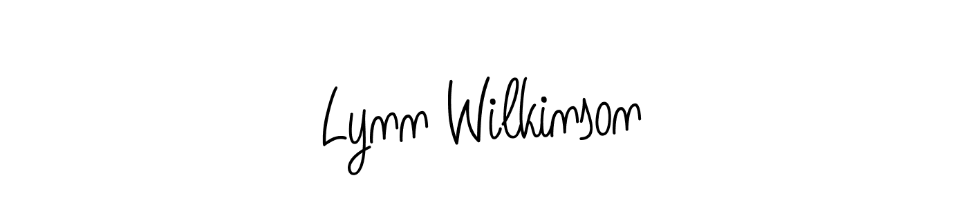 You should practise on your own different ways (Angelique-Rose-font-FFP) to write your name (Lynn Wilkinson) in signature. don't let someone else do it for you. Lynn Wilkinson signature style 5 images and pictures png