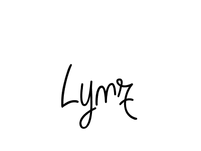 The best way (Angelique-Rose-font-FFP) to make a short signature is to pick only two or three words in your name. The name Lynz include a total of six letters. For converting this name. Lynz signature style 5 images and pictures png