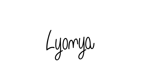 Once you've used our free online signature maker to create your best signature Angelique-Rose-font-FFP style, it's time to enjoy all of the benefits that Lyonya name signing documents. Lyonya signature style 5 images and pictures png