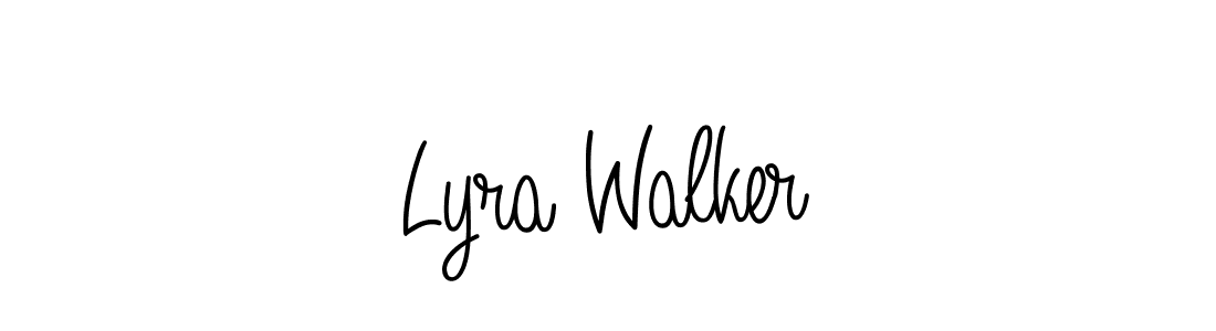Make a beautiful signature design for name Lyra Walker. With this signature (Angelique-Rose-font-FFP) style, you can create a handwritten signature for free. Lyra Walker signature style 5 images and pictures png