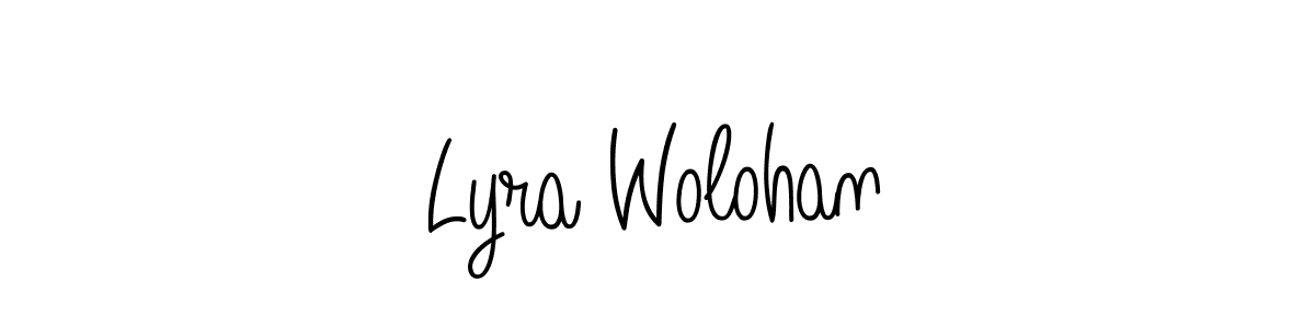 Once you've used our free online signature maker to create your best signature Angelique-Rose-font-FFP style, it's time to enjoy all of the benefits that Lyra Wolohan name signing documents. Lyra Wolohan signature style 5 images and pictures png