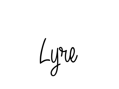 Make a beautiful signature design for name Lyre. With this signature (Angelique-Rose-font-FFP) style, you can create a handwritten signature for free. Lyre signature style 5 images and pictures png