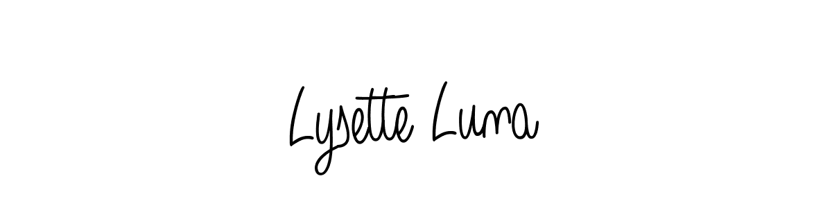 Make a beautiful signature design for name Lysette Luna. Use this online signature maker to create a handwritten signature for free. Lysette Luna signature style 5 images and pictures png