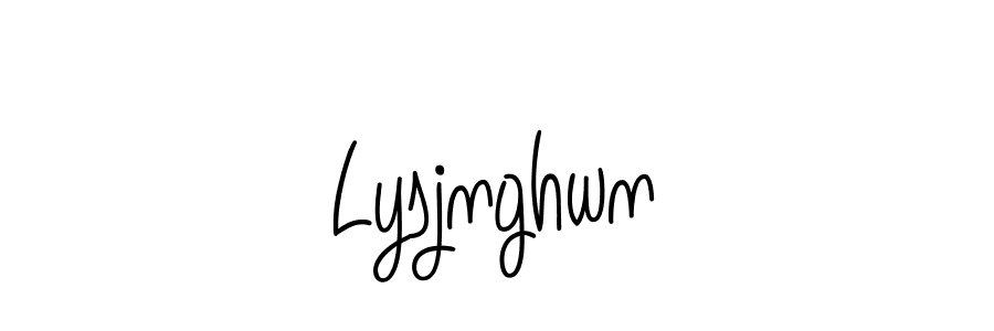 Once you've used our free online signature maker to create your best signature Angelique-Rose-font-FFP style, it's time to enjoy all of the benefits that Lysjnghwn name signing documents. Lysjnghwn signature style 5 images and pictures png