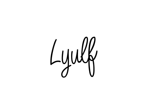 Angelique-Rose-font-FFP is a professional signature style that is perfect for those who want to add a touch of class to their signature. It is also a great choice for those who want to make their signature more unique. Get Lyulf name to fancy signature for free. Lyulf signature style 5 images and pictures png